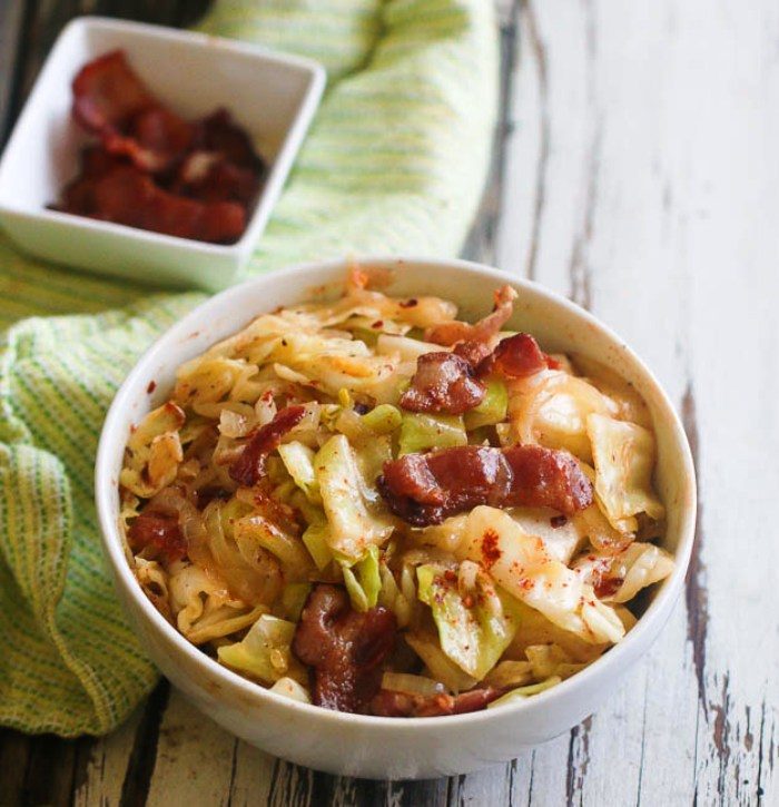 Southern fried cabbage