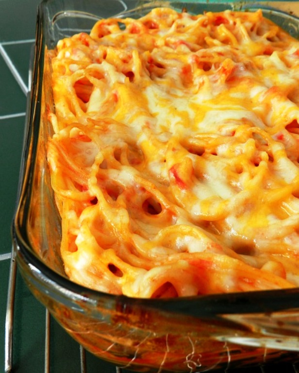 Baked spaghetti