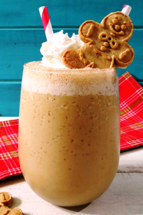  Since it’s the holiday time I thought I would share with you a holiday smoothie that will for sure put you in the holiday mood!  Today’s smoothie is sweet, with a little hint of spice and is simply perfect for all those Gingerbread lovers out there!!