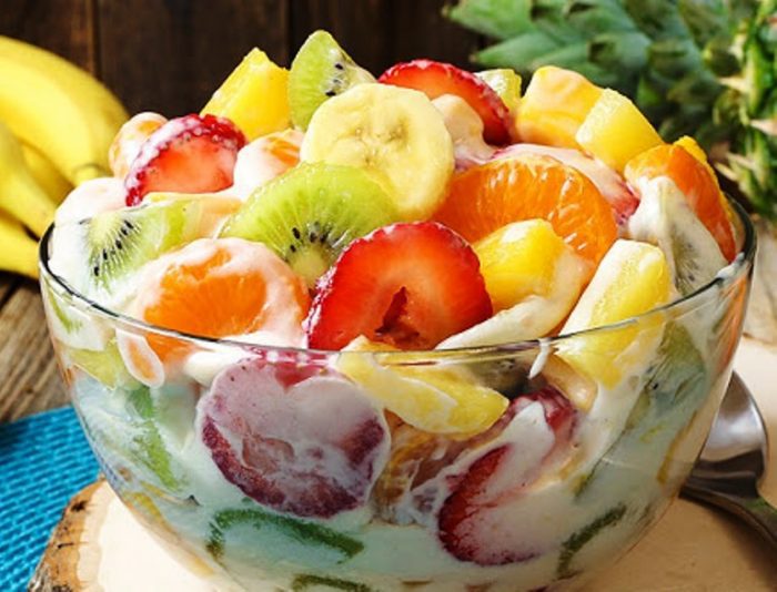 Hawaiian cheesecake salad