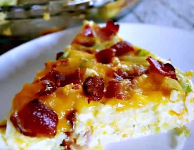 Bacon, egg and cheese breakfast casserole