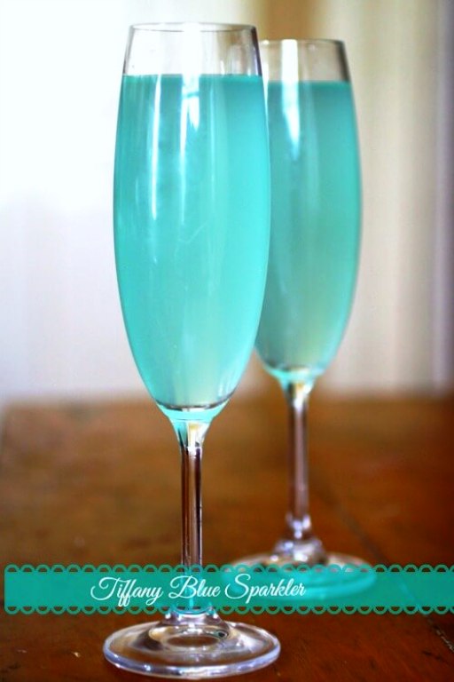 Tiffany blue sparkler  