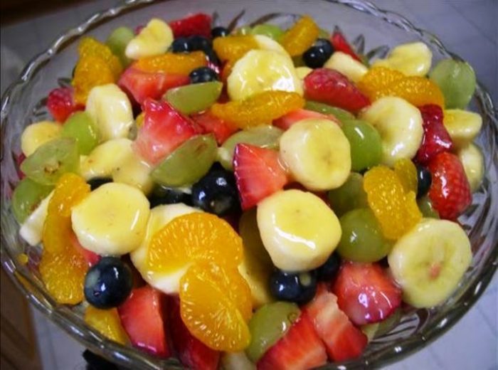 Fruit salad to die for