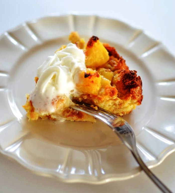 Pineapple bread pudding