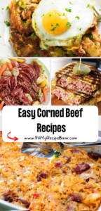 Easy Corned Beef Recipes to create for meals. Whether they are a casserole or sandwich and even breakfast as well as snacks. So tasty.