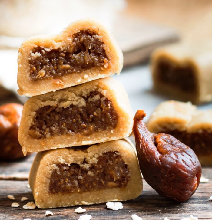 Healthy gluten-free fig newtons
