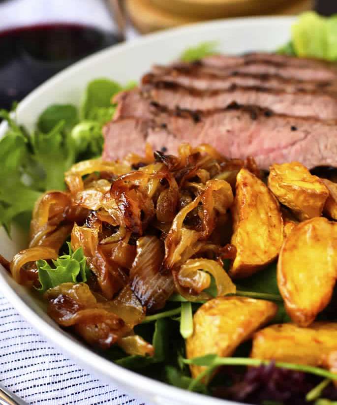 Steak and potato bowls