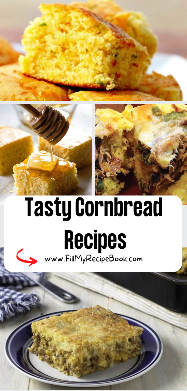 Tasty Cornbread Recipes ideas to create for the southern or northern ideas. Sweet and hot with jalapeño and filled with meats, cheese.