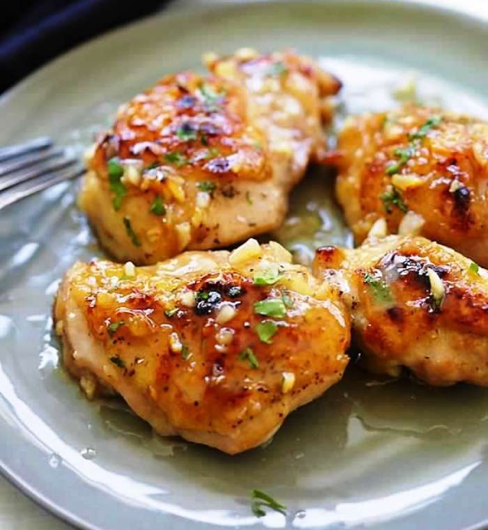 Honey dijon garlic chicken