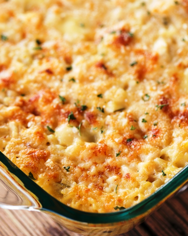 Old school chicken and rice casserole