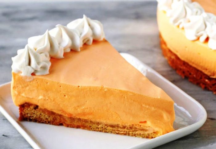  Deliciously creamy orange sherbet cheesecake