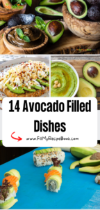 14 Avocado Filled Dishes recipe ideas to create. Make avocado with egg on toast, a filling for wraps, crepes, salads, even a mousse dessert.