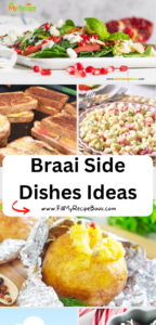 Best braai side dishes ideas for winter or summer. Easy cold salads or warm vegetable dishes ideas to accompany a barbeque for family.