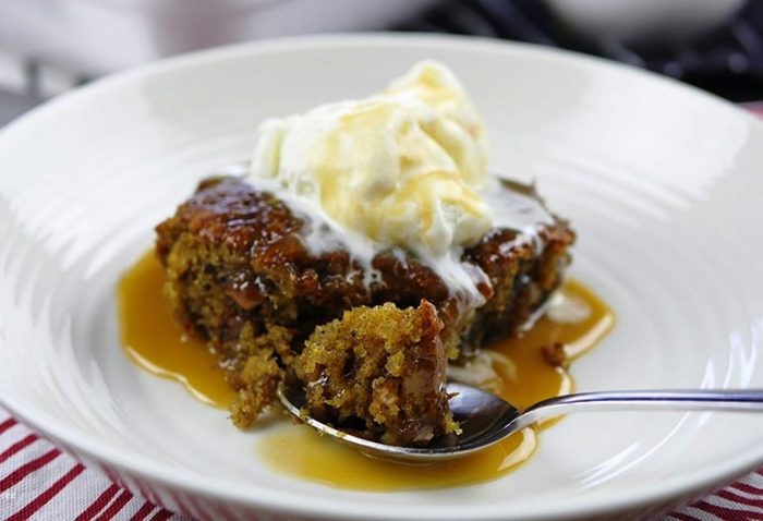 Gluten free sticky date pudding