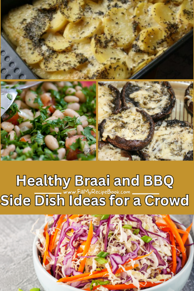 Healthy Braai and BBQ Side Dish Ideas for a Crowd. Easy salads, fresh vegetable sides, make-ahead recipes, and crowd pleasing favorites.