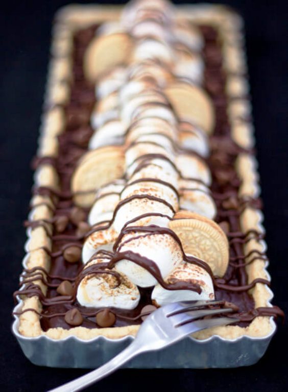 S’mores tart