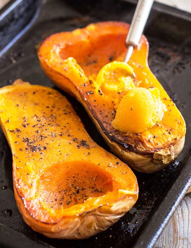 Oven roasted butternut squash