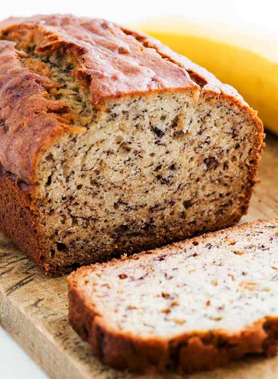 Moist and delicious banana bread recipe