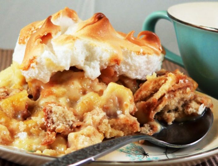 Nothing tops off a great home cooked Southern meal any better than this down home, made-from-scratch, banana pudding.  Or, as we often call it, “naner puddin.”  It’s just downright good and most definitely…a Southern tradition. 