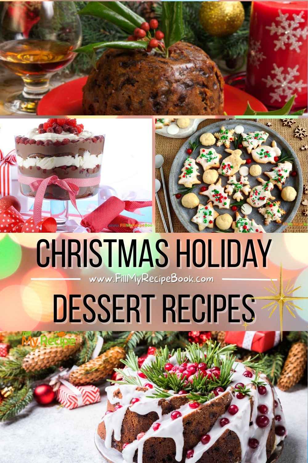 Delicious Christmas holiday dessert recipes featuring easy cakes, treats, and festive truffles perfect for celebrating the season.
