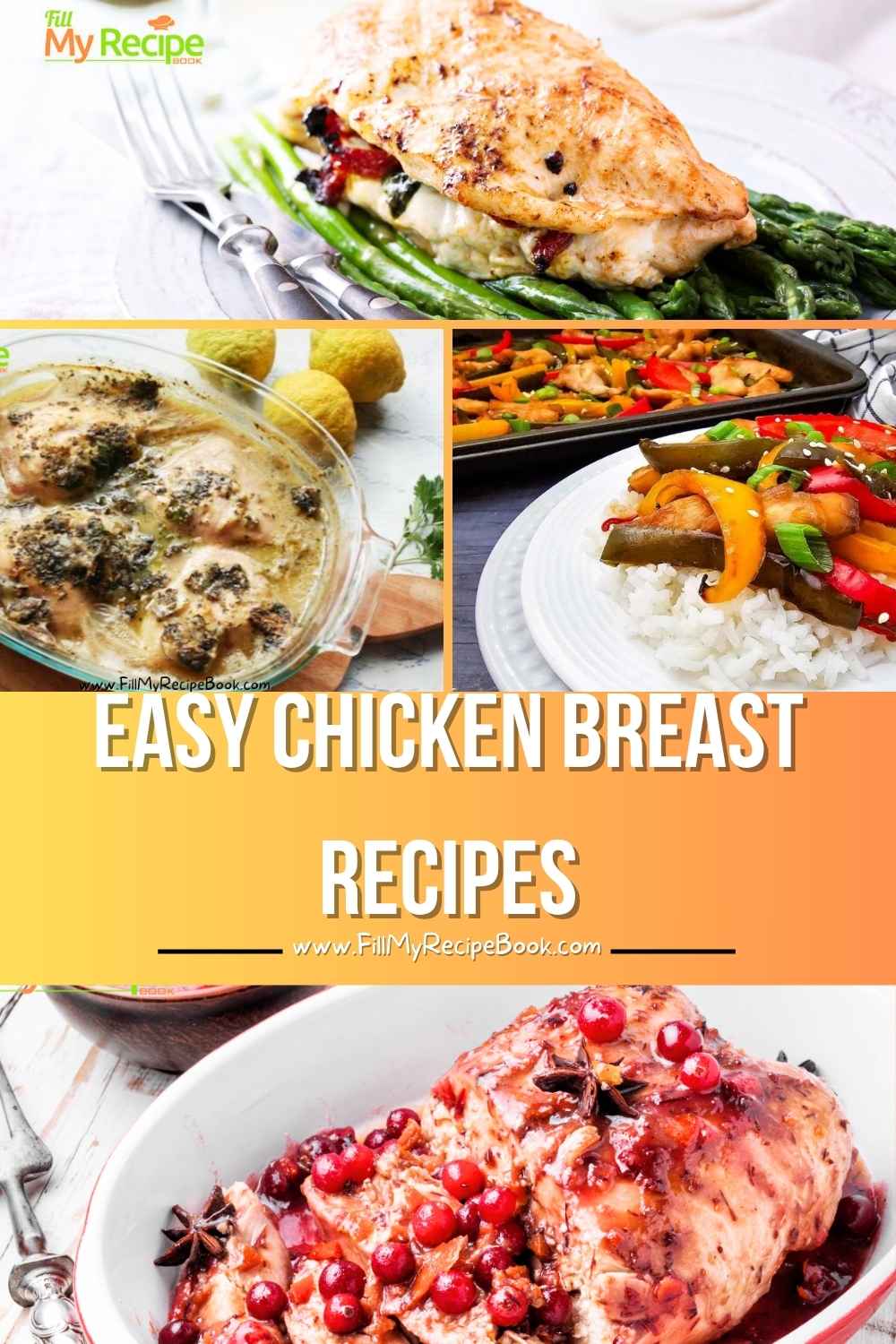 Easy chicken breast recipe ideas for flavorful baked and casserole dishes with veggies or pasta, perfect for quick and satisfying family meals.