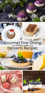 Gourmet Fine Dining Desserts Recipes