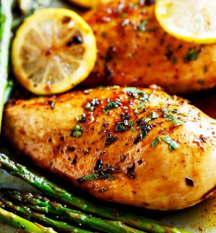 Honey Lemon Garlic Chicken.