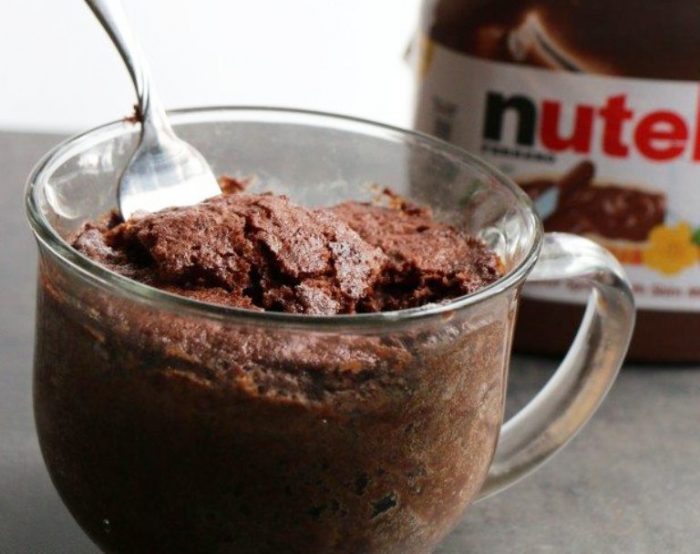  Nutella mug cake recipe