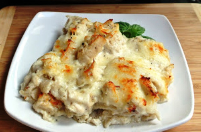 Gluten-free chicken lasagne