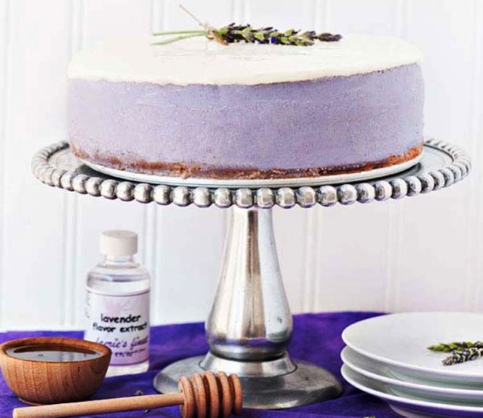 Honey-lavender-cheesecake