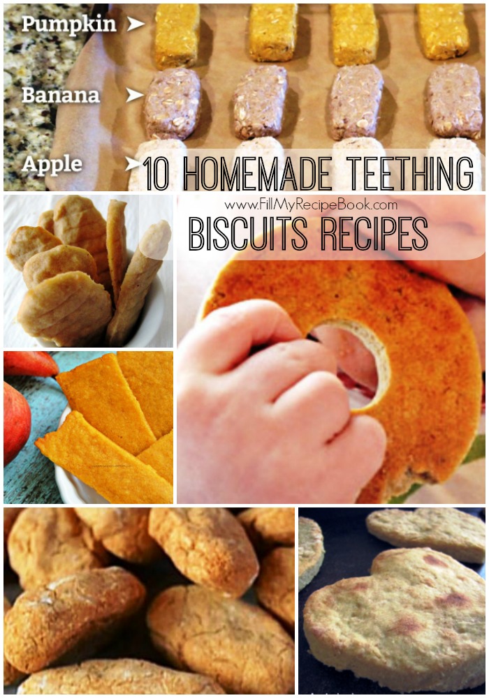 banana pear teething biscuits