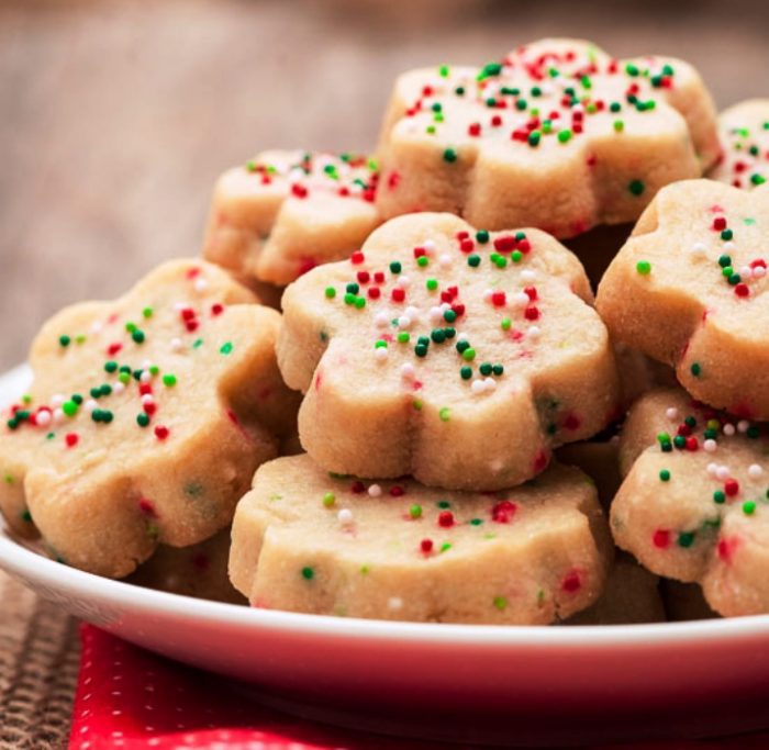 Buttery shortbread cookies