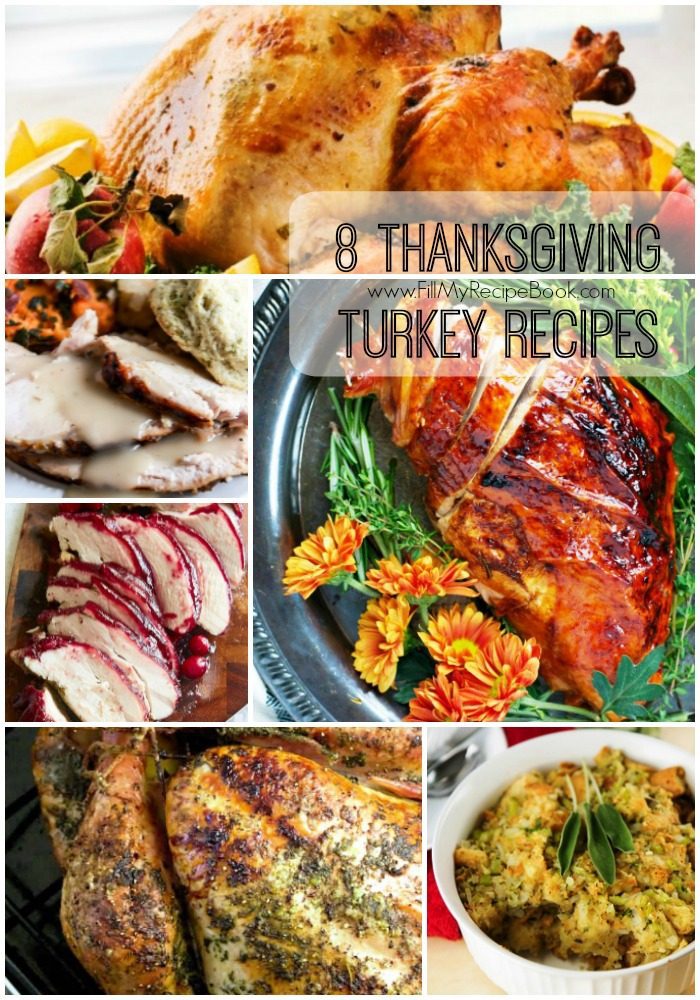 a gallery of images for thanksgiving turkey recipes


