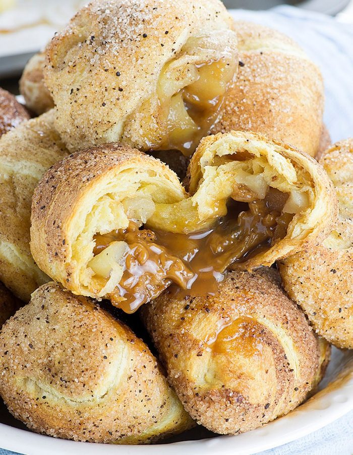 Awesome caramel apple pie bombs