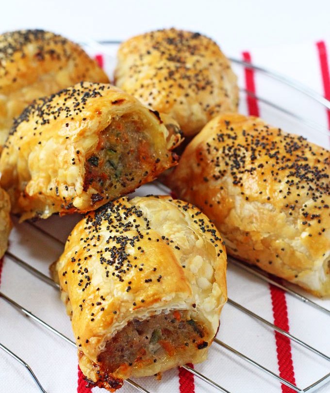 Veggie sausage rolls