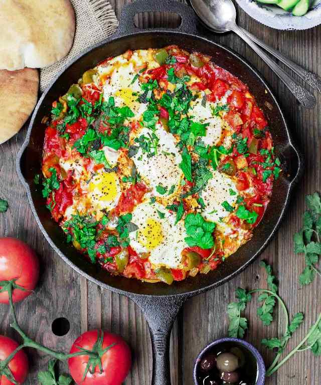 Middle eastern shakshuka recipe