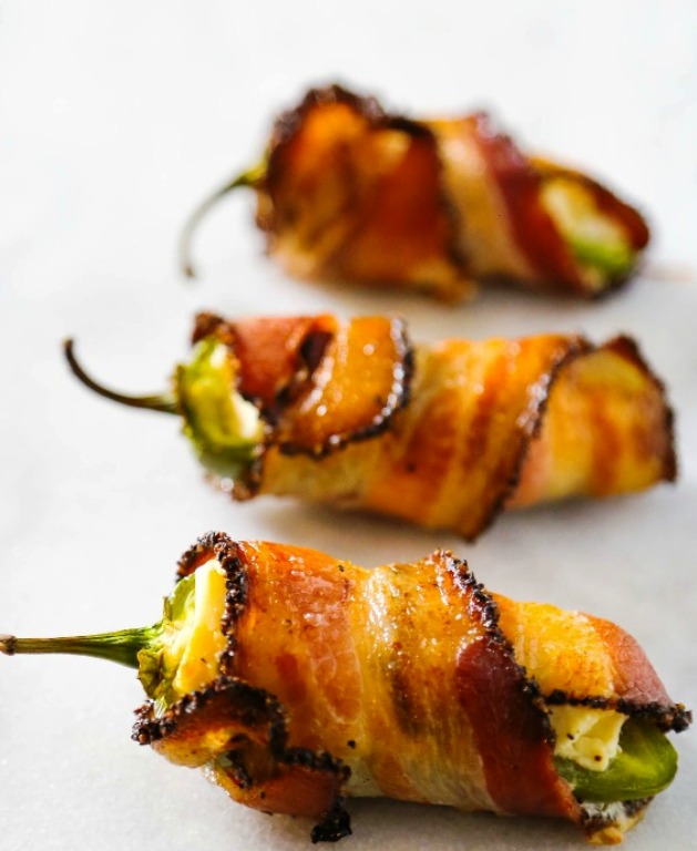 Easy bacon wrapped jalapeno popper recipe