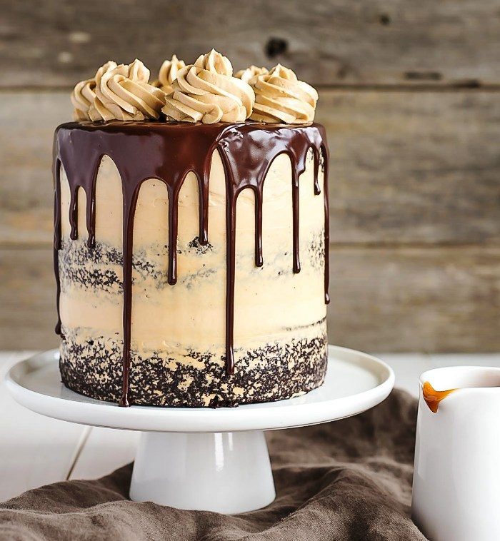 Chocolate dulce de leche cake