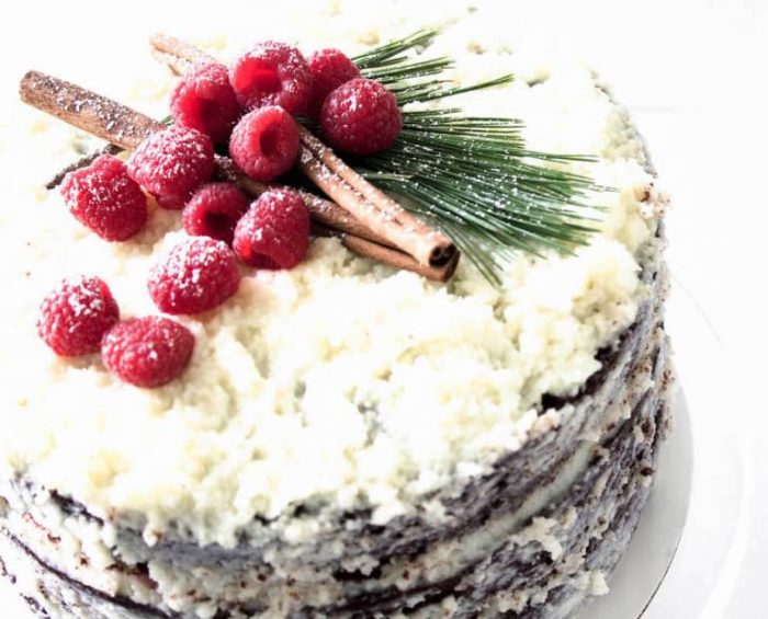 Chocolate raspberry cake
