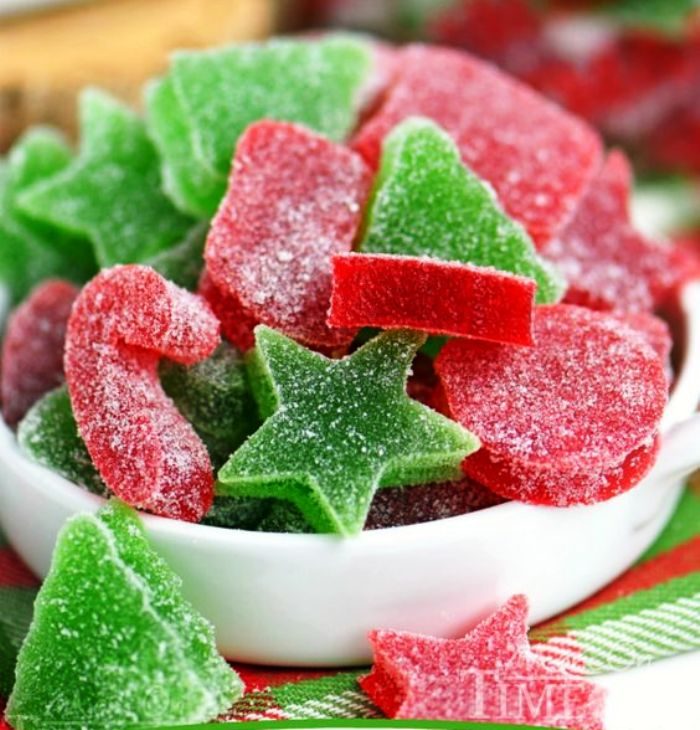 Homemade Christmas-gumdrops