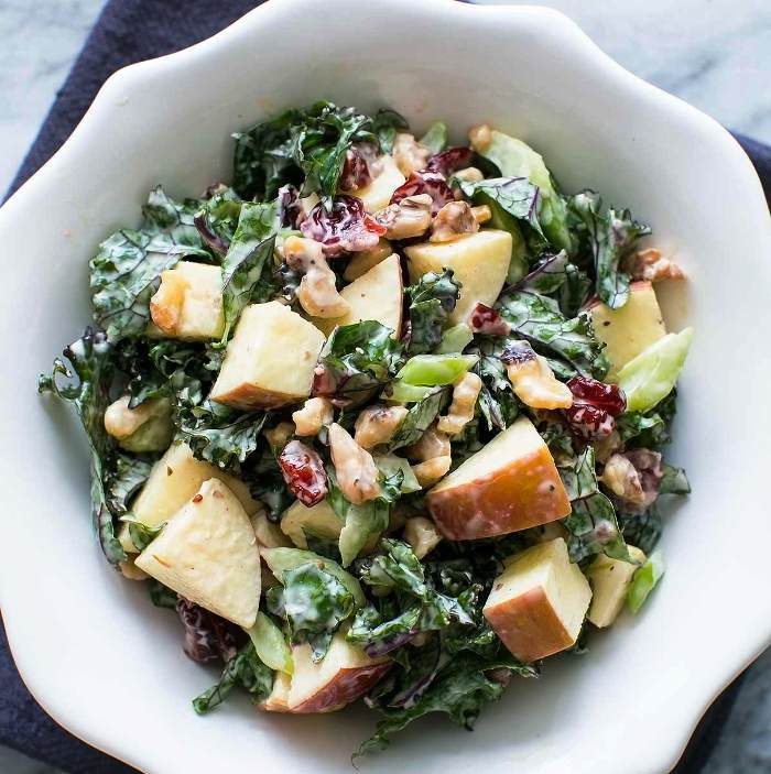 Kale waldorf salad