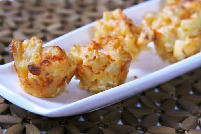 Mini mac and cheese appetizers