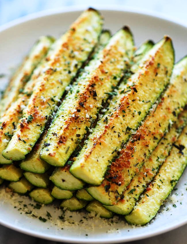 Crisp, tender parmesan zucchini sticks oven-roasted to absolute perfection. It’s healthy, nutritious and completely addictive.