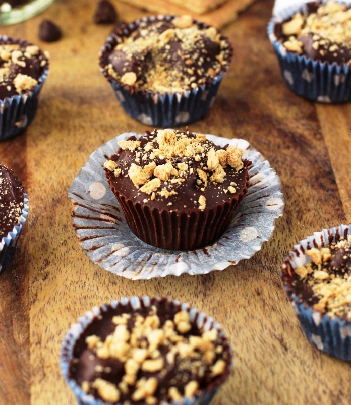  Three-ingredient (!) s’mores cups