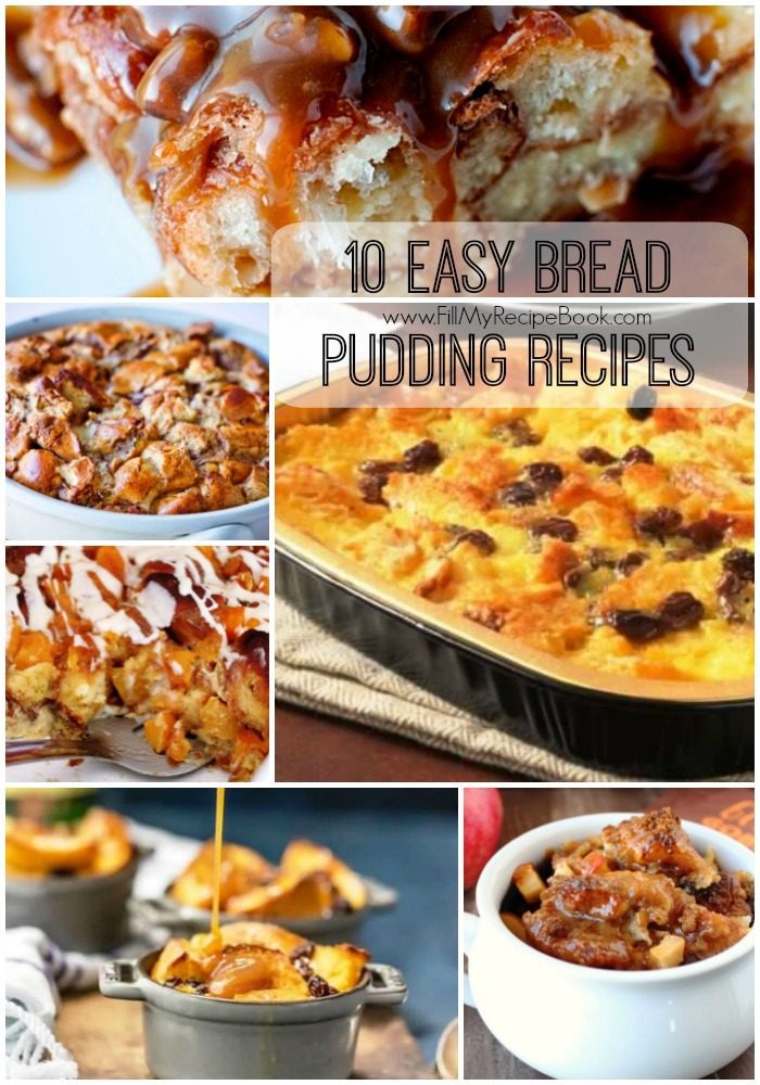 10 Easy Bread Pudding Recipes - Fill My Recipe Book
