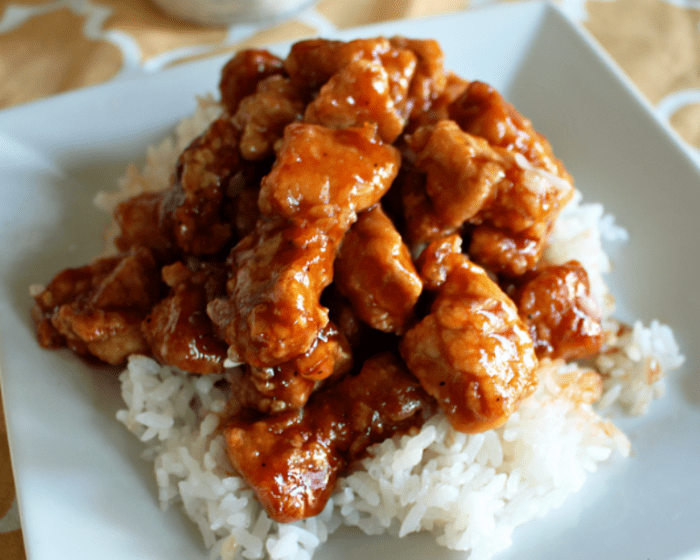 Here's a crockpot orange chicken version too! Growing up, getting chinese take-out was the best thing ever.