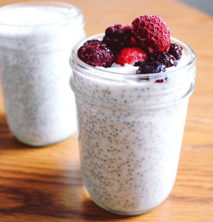 Coconut chia pudding recipe