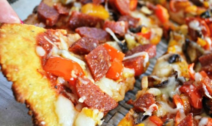 Low carb pizza crust