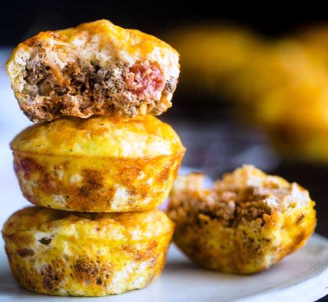 Taco breakfast egg muffins