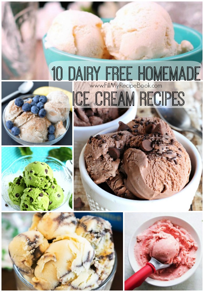 Dairy Free Homemade Ice Cream Recipes